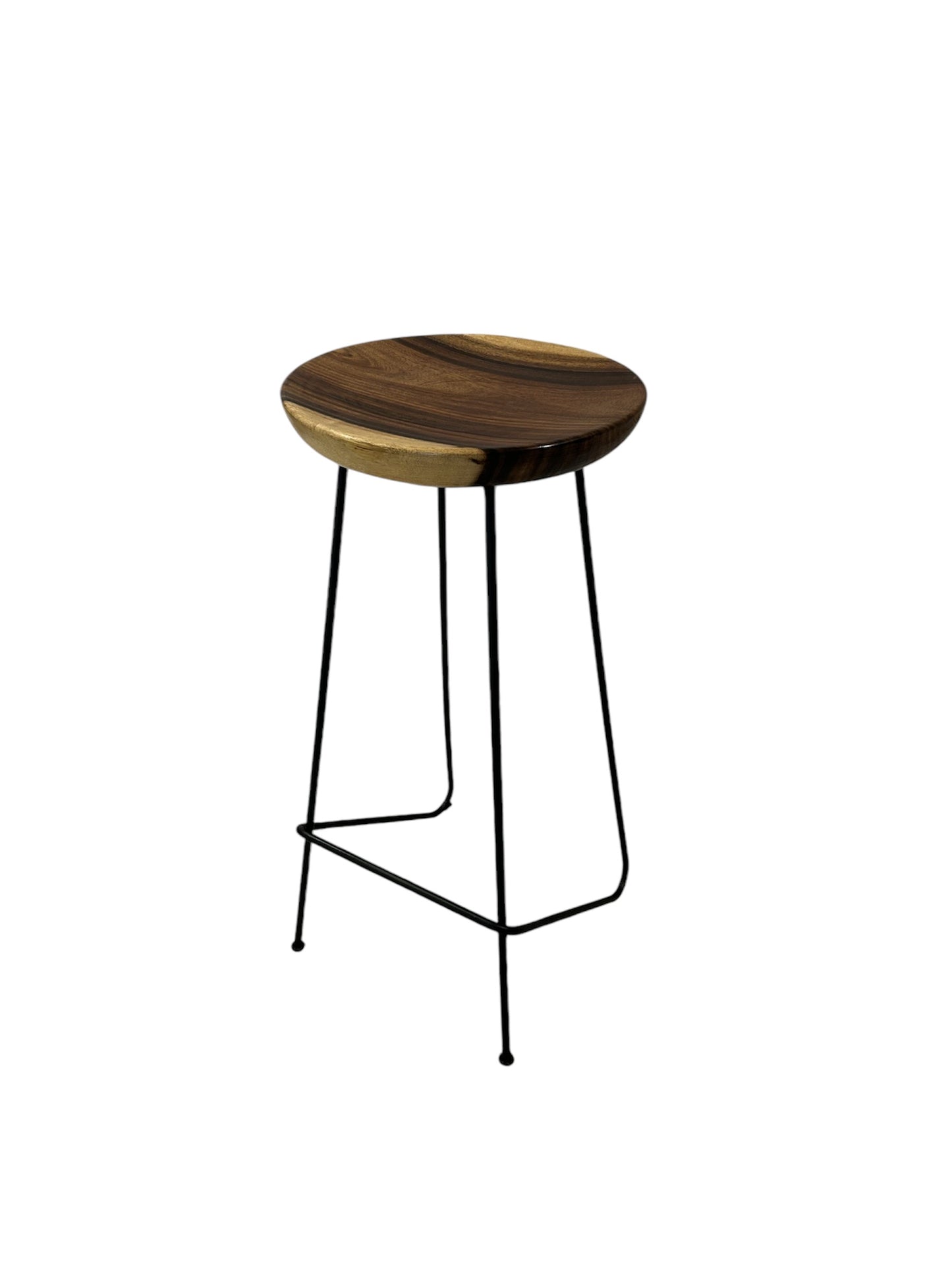 Rounded bar stool