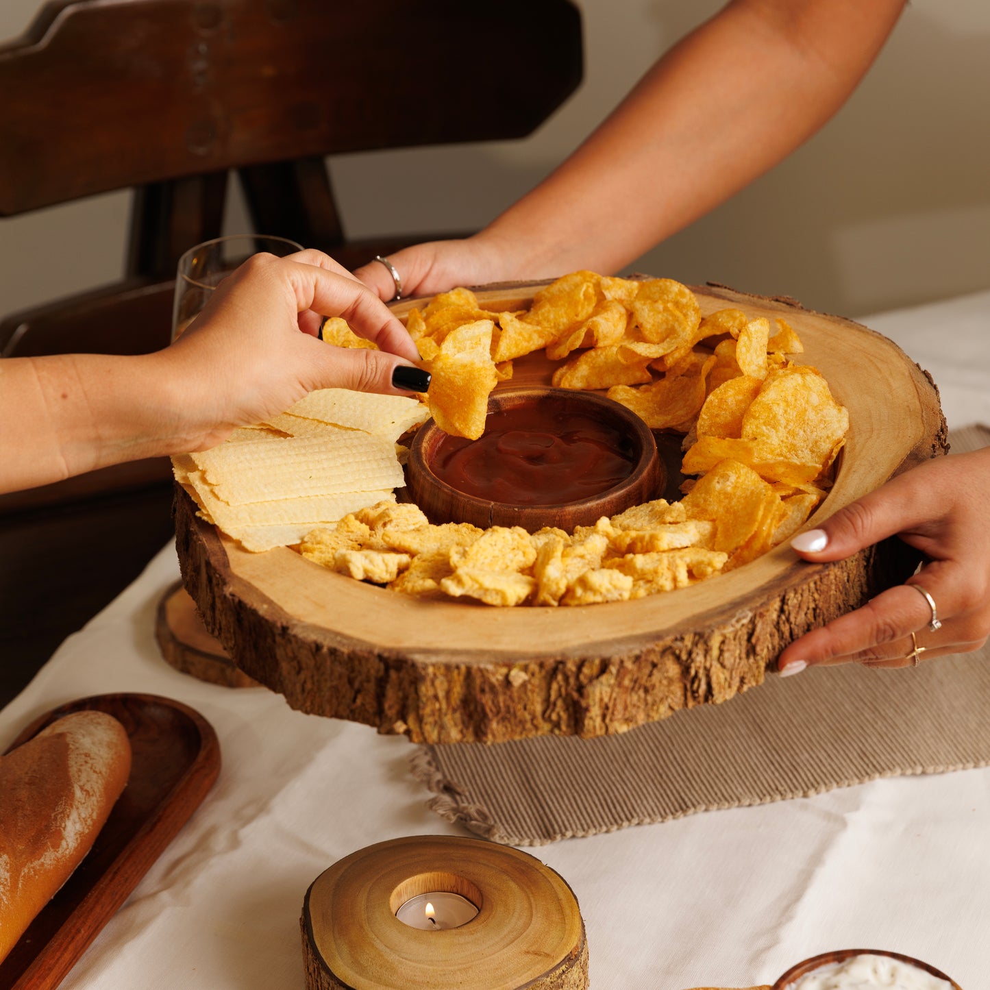 Bowl in Platter