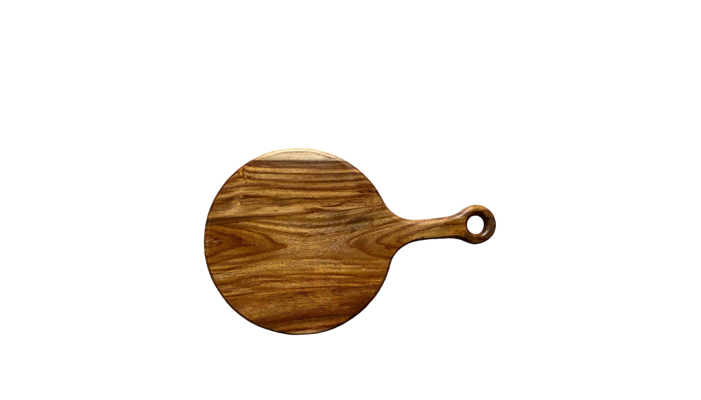 Round serving platter